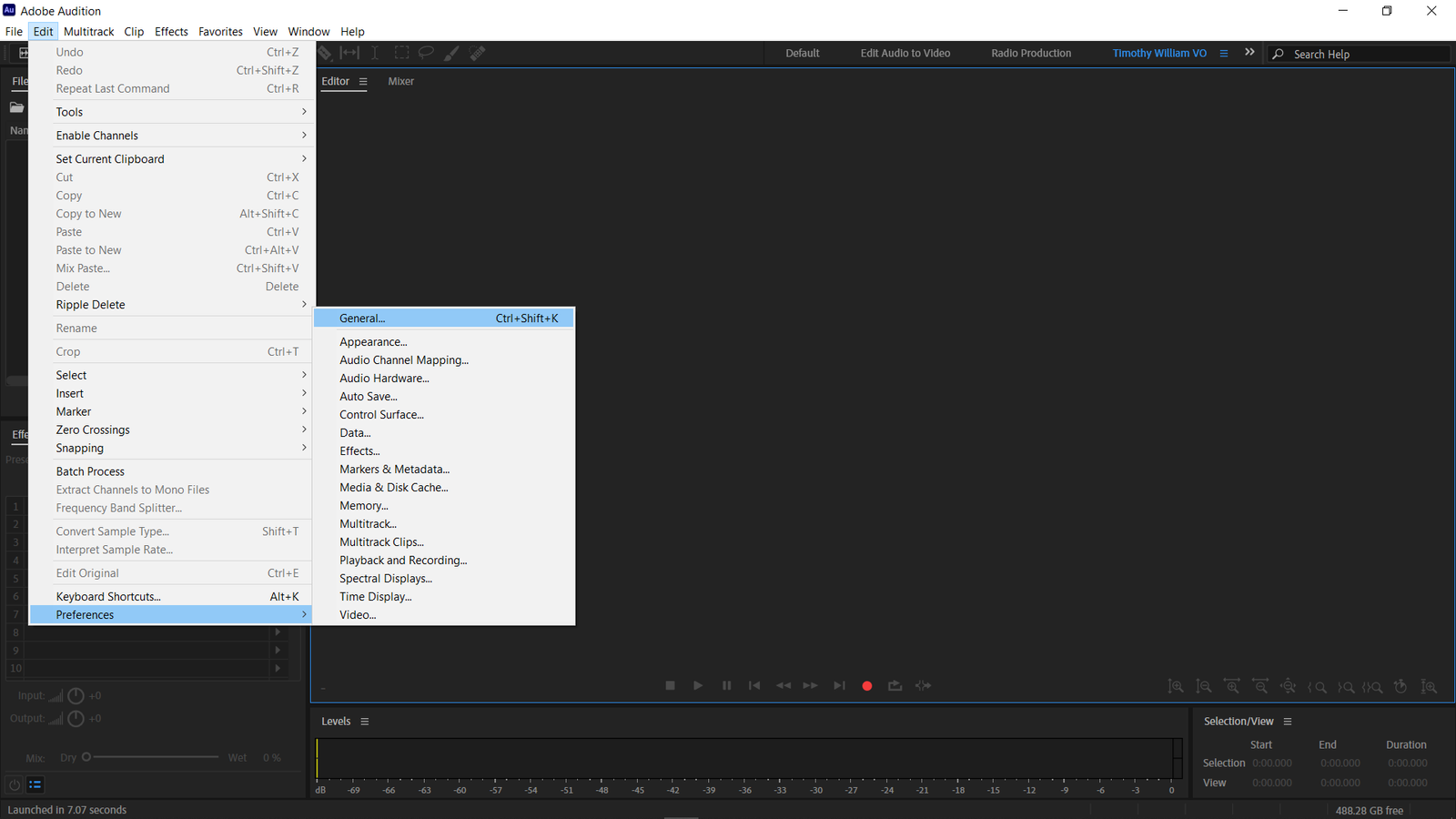 adobe audition clear voice
